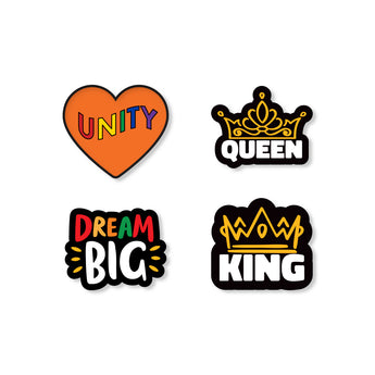 Multicultural Motivational Enamel Pins